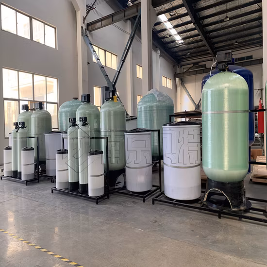 Suavizador de agua de resina de intercambio iónico de agua de cama completa para sistema de calefacción industrial/caldera/máquina de intercambio iónico