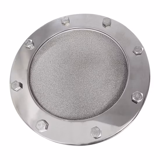 Flygoo Difusor de aire de ozono de disco de aleación de titanio para aireación Difusor de agua de ozono